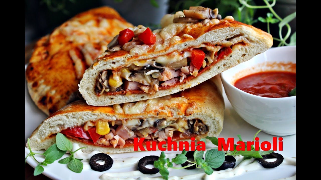 DOMOWE   CALZONE    #calzone #pizza
