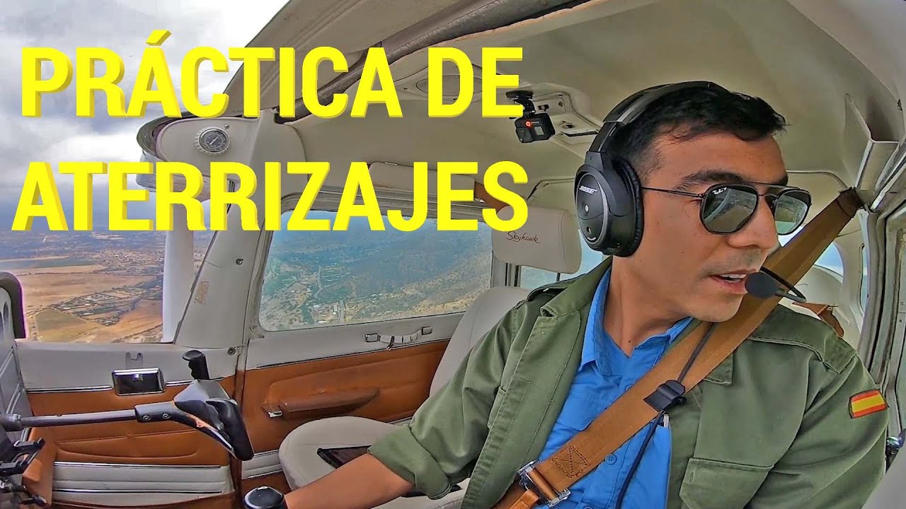 Práctica de aterrizajes Cessna 172M en Curacaví
