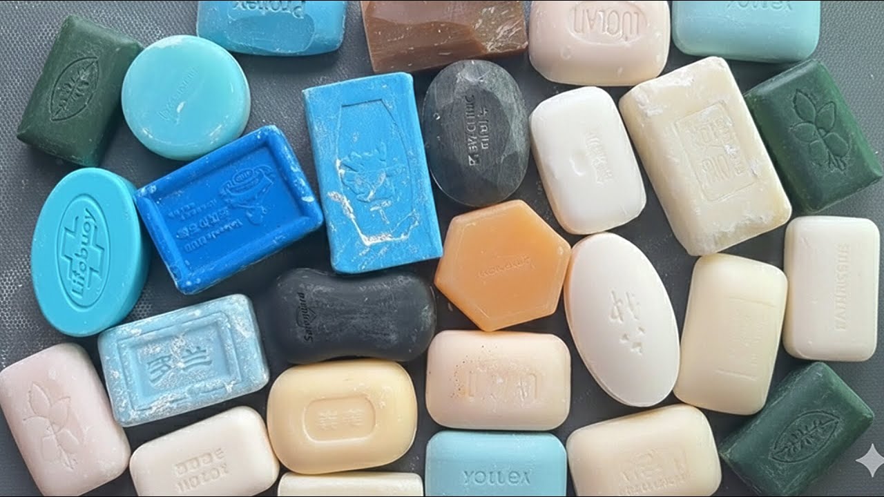 ✨🤩Relaxing ASMR SOAP•Cutting Dry Soap•Bundle of mix colourful ✨ soap & cutting asmr