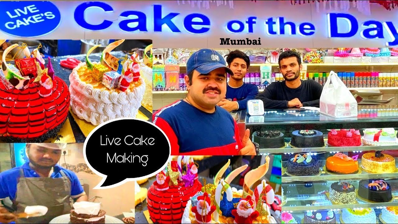 Cake Of The Day || Live Cake Shop In Mumbai || Best Cake Shop In Mumbai ,Christmas Cake Making Live