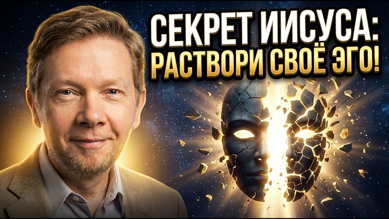 СЕКРЕТ ИИСУСА РАСКРЫТ: Как Экхарт Толле учит растворять Эго за секунды.