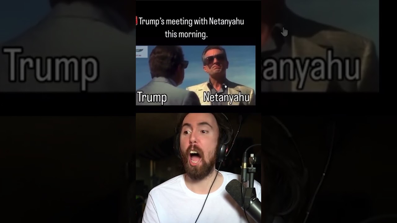 Asmongold reacts to a Trump & Netanyahu meme #shorts #youtubeshorts #asmongold #clips #reaction