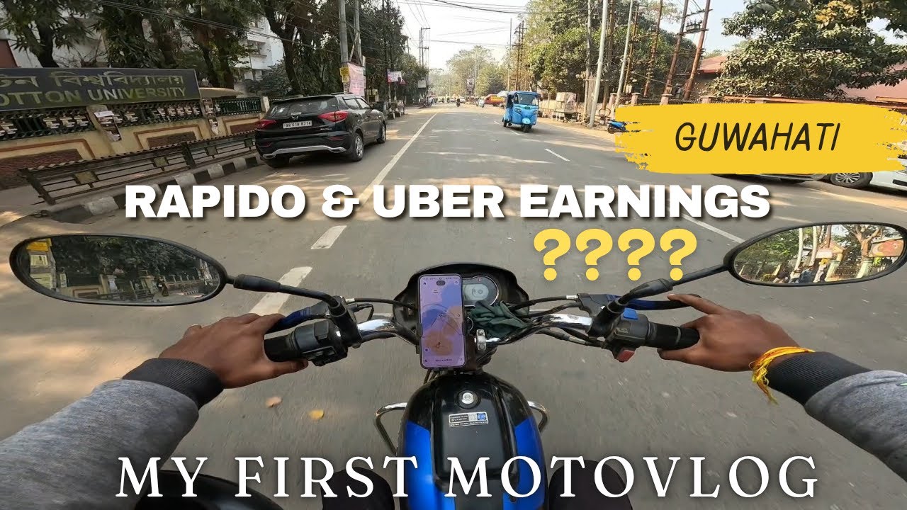 My First Motovlog ❤️ | Rapido & Uber Earnings 💸🤑?