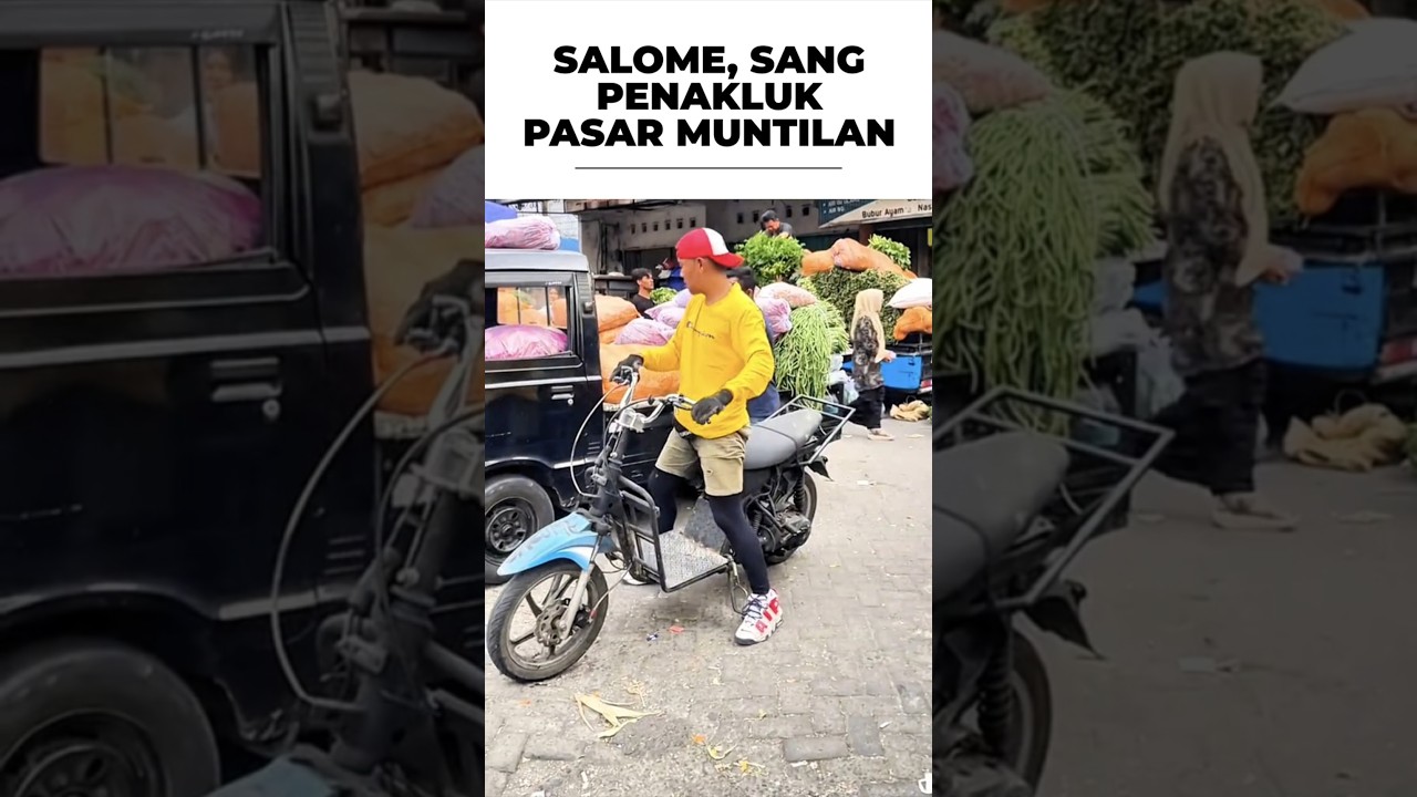 SALOME PRIA TANGGUH DI PASAR MUNTILAN