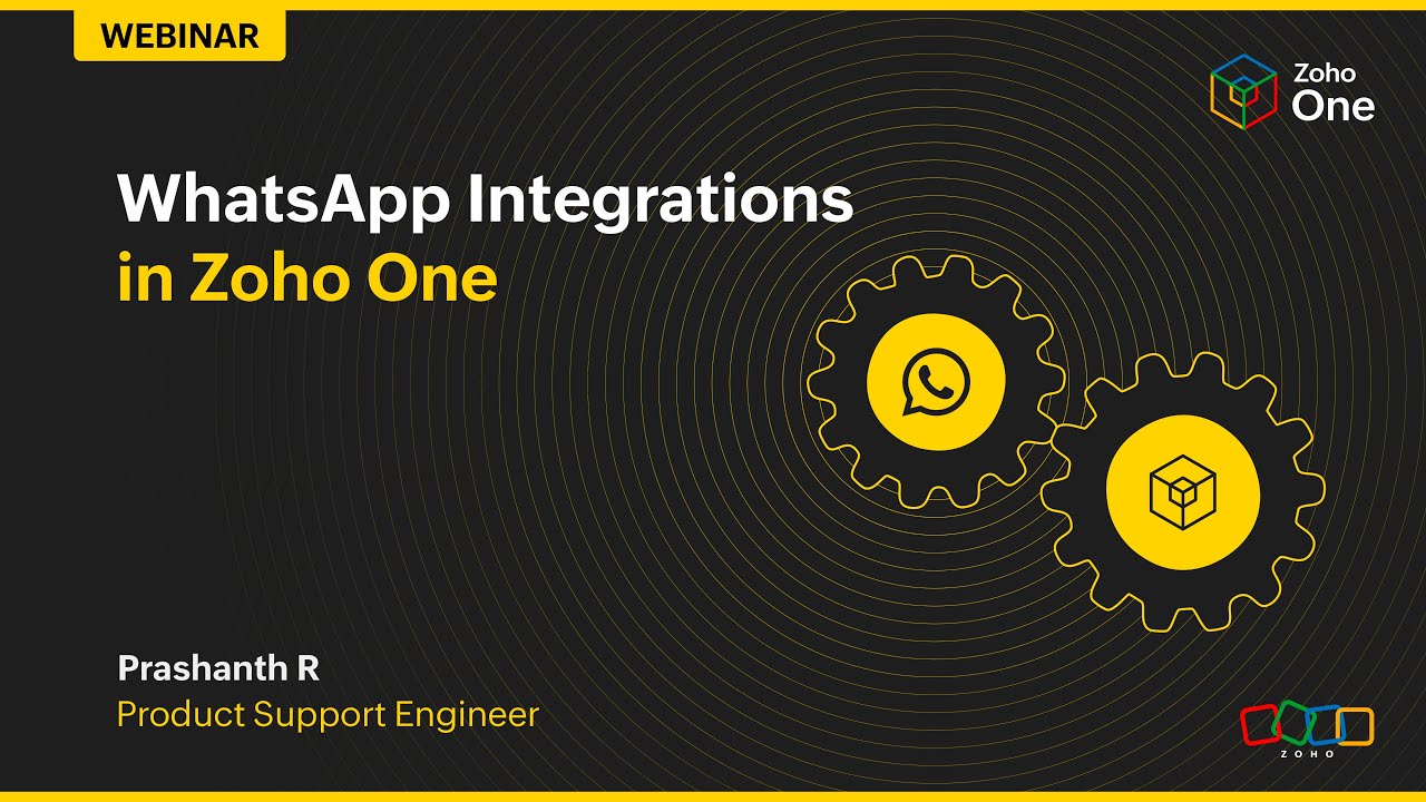 WhatsApp Integrations in Zoho One