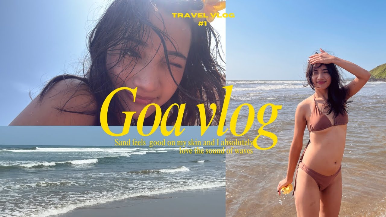 I went on a trip with a different group chat l Goa vlog🌊🐚🌺
