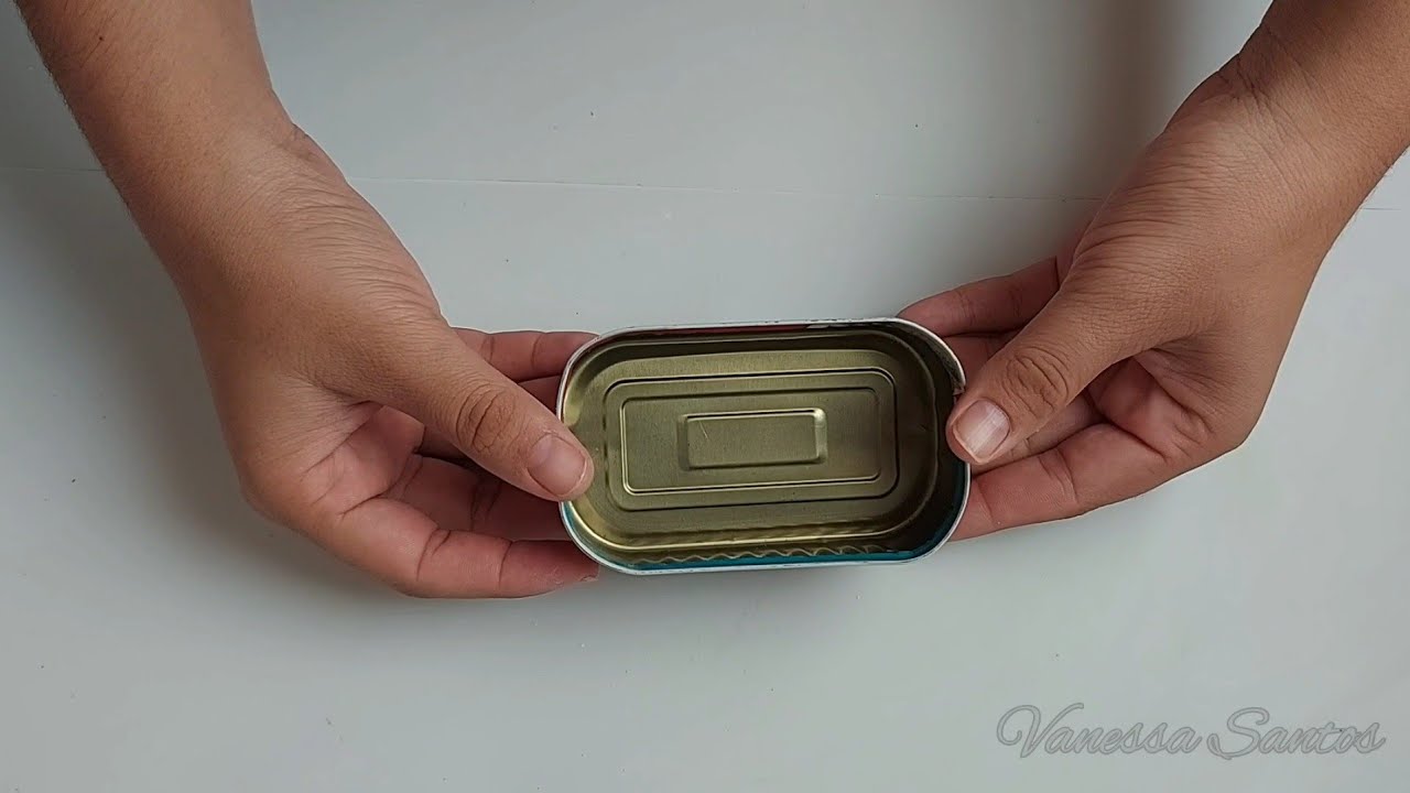 2 IDEIAS de artesanato com latas de sardinha