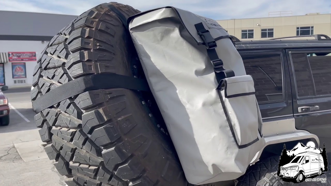 2021 Spare Tire Bag Installation. Overland Gear Guy Bag