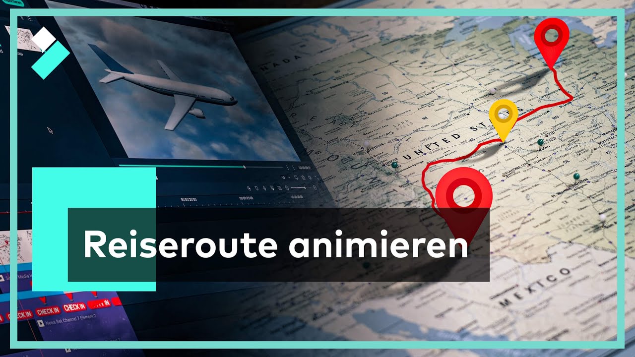 Map Animation: Einfache Reiseroute animieren | Filmora X Showcase