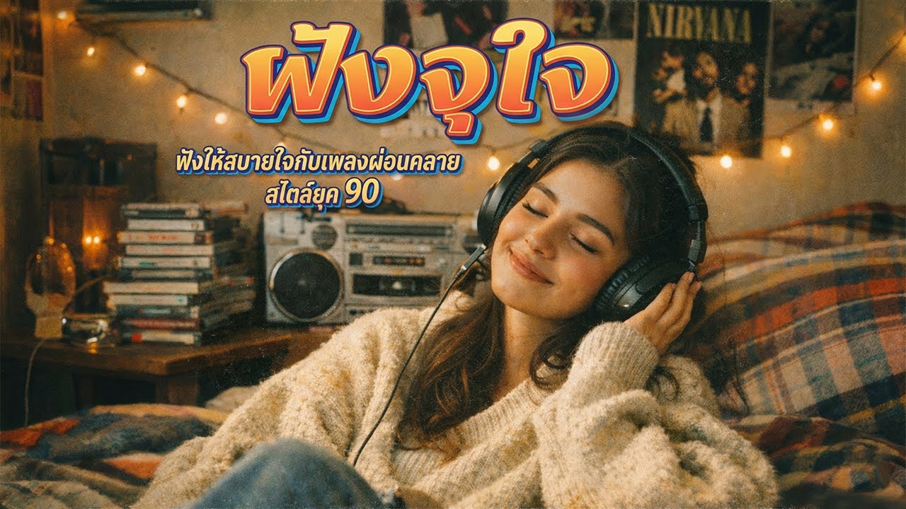 รวมเพลงยุค 90 ฟังสบายๆ | ฟังจุใจ ต่อเนื่อง ไม่มีโฆษณาคั่น (Relaxing 90s Playlist