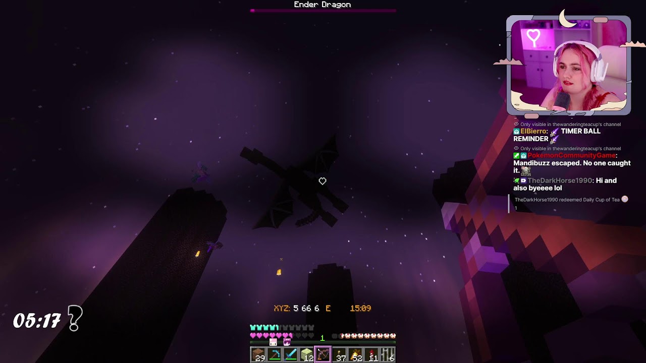 First Time Fighting the Enderdragon! TeaTopia SMP! Safe Space! Drops!