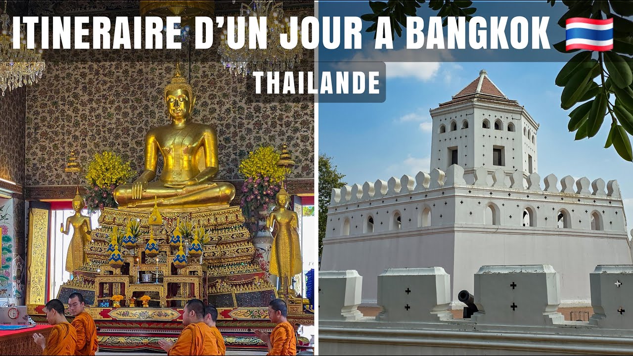 Itinéraire d'une journée à Bangkok en Thaïlande