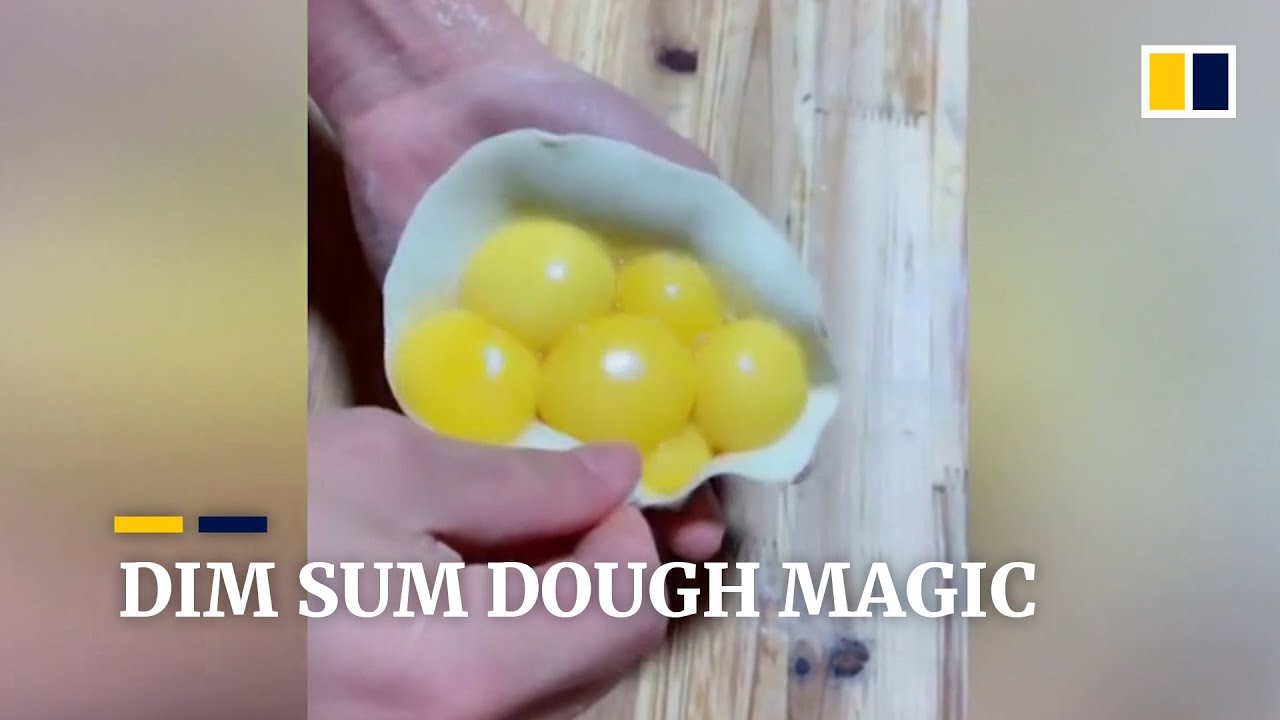 Watch plain dough morph into uniquely-shaped Chinese dim sum