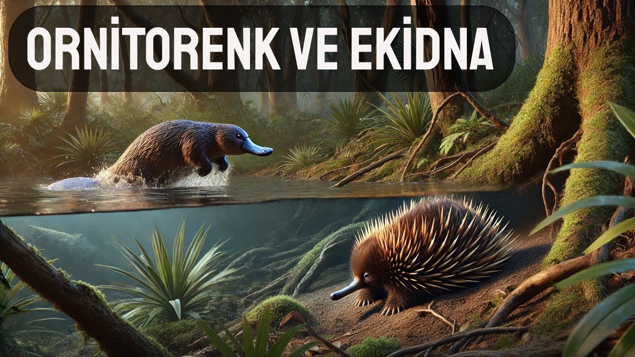 Ornitorenk ve Ekidna | 63,7 Milyon Yıl &Ouml;nce |