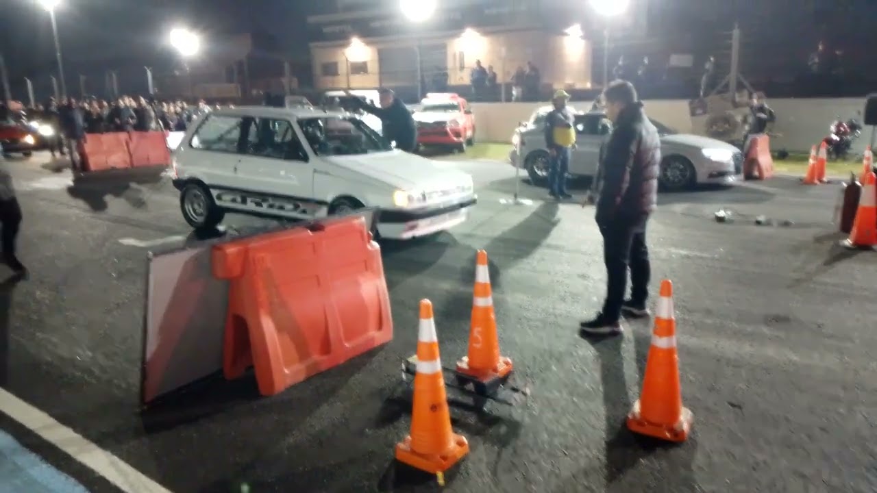 FIAT UNO TURBO INTEGRAL TEAM CARIDE 6:96 VS AUDI A3 SEDAN 7:90 PRUEBA 2025