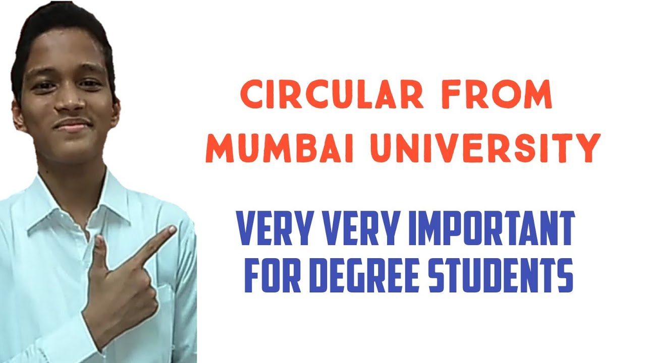 Circular of Mumbai University regarding Exams in  2020-21