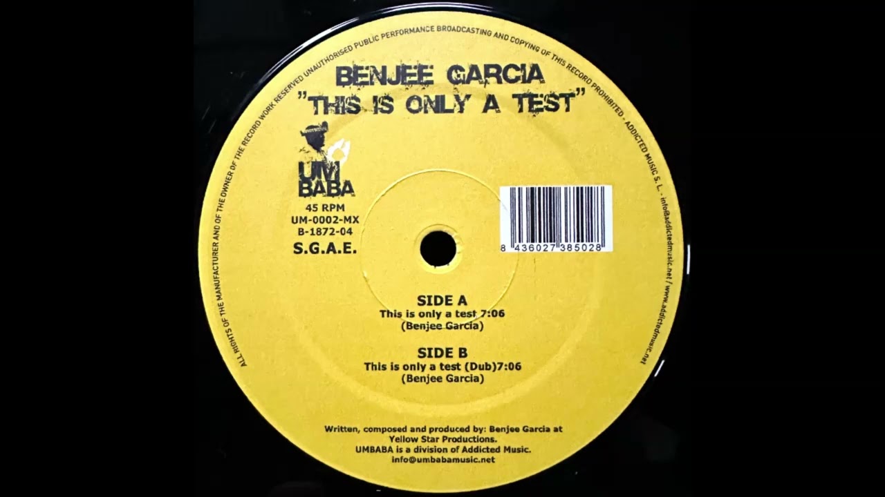 Benjee Garcia &ndash; This Is Only A Test