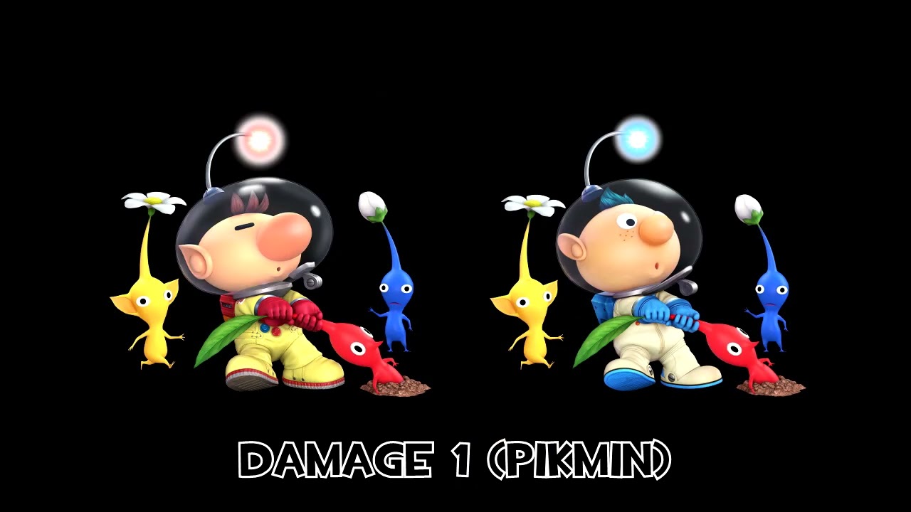 ВСЕ крики урона и нокаута в Super Smash Bros. Ultimate (с DLC)