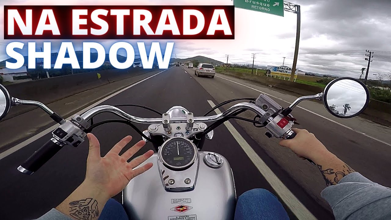 HONDA SHADOW VAI BEM NA ESTRADA? CONSUMO, MOTOR, FREIOS