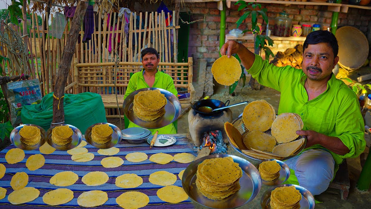 मूंग दाल के पापड़ । Moong Dal papad recipe। दाल के पापड़ बनाने का तरीका । How to make Dal ke papad