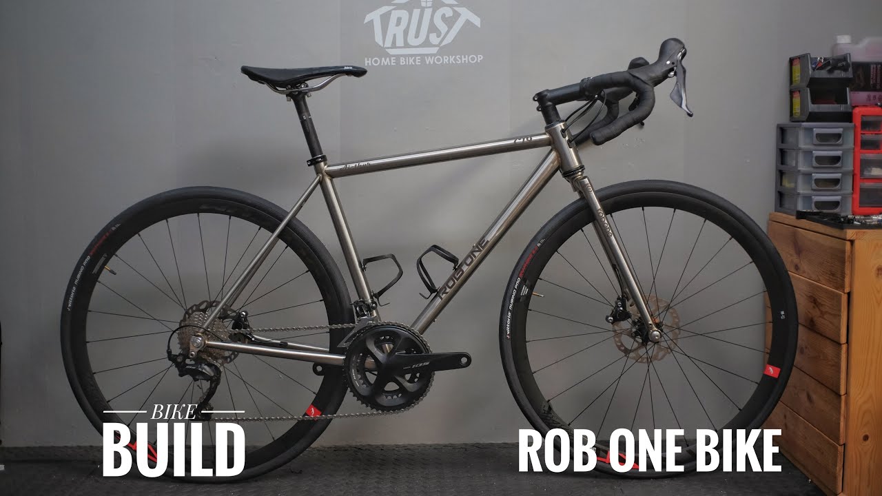 BIKE BUILD ASMR || rob one gravel bike road style…