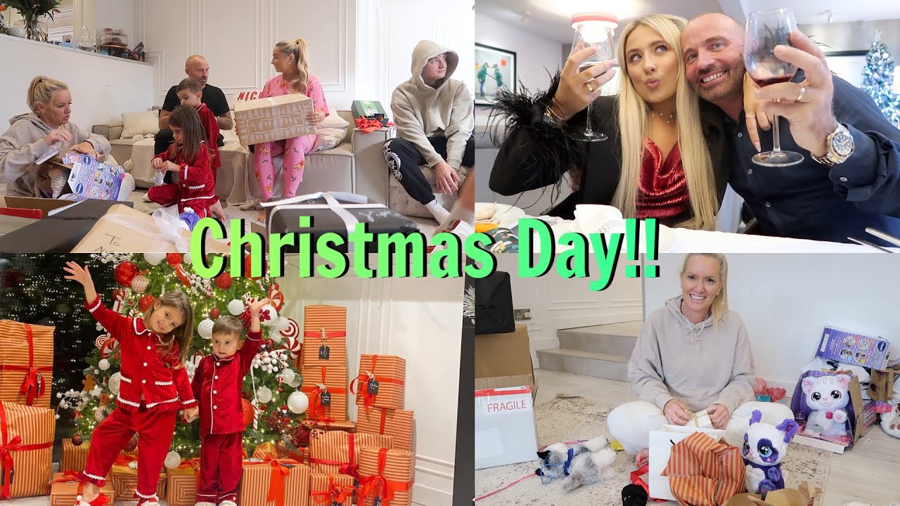 Its Christmas Day!! Opening presents & Christmas with my family ❤️ | Saffron Barker