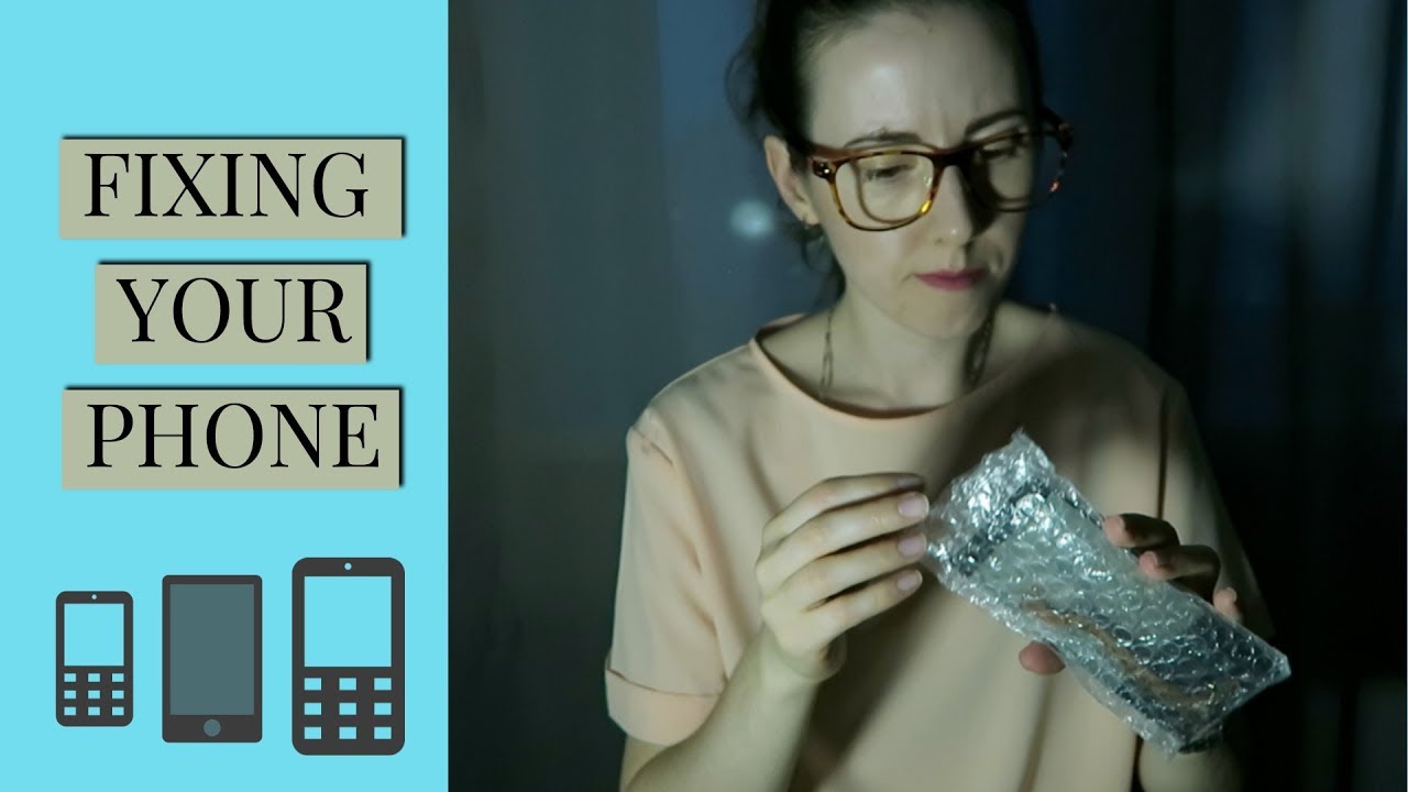 ASMR Phone Repair Roleplay/ Fixing Phone Huawei P9 Silver