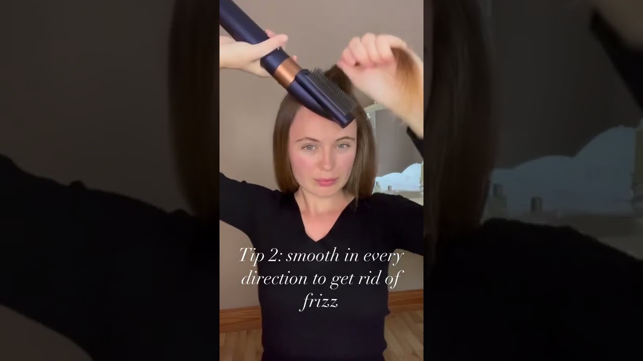 Dyson Airwrap Smoothing Brush HACK❗️#dysonairwrap #dysonairwraptutorial