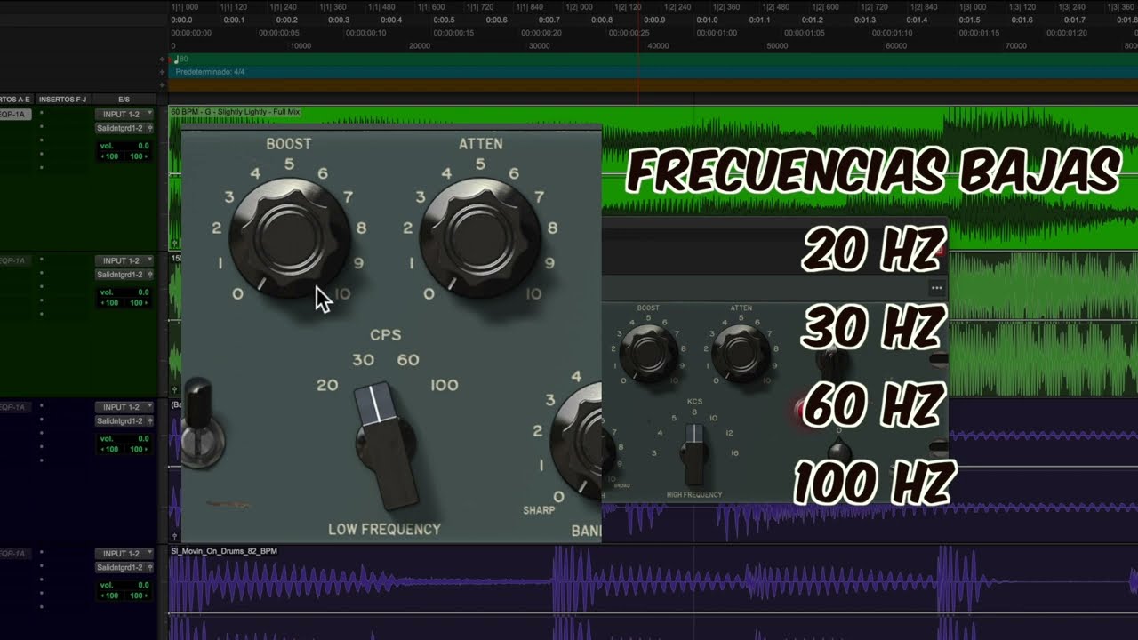 Cómo utilizar el ecualizador más famoso y sencillo PULTEC EQP-1A #plugin