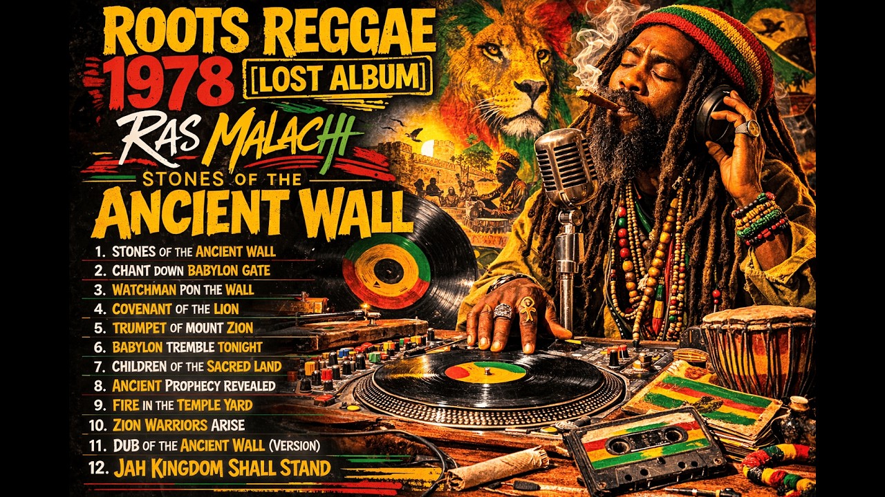 🎶 Roots Reggae 1978 [Lost Album] | Ras Malachi – Stones of the Ancient Wall 🎶