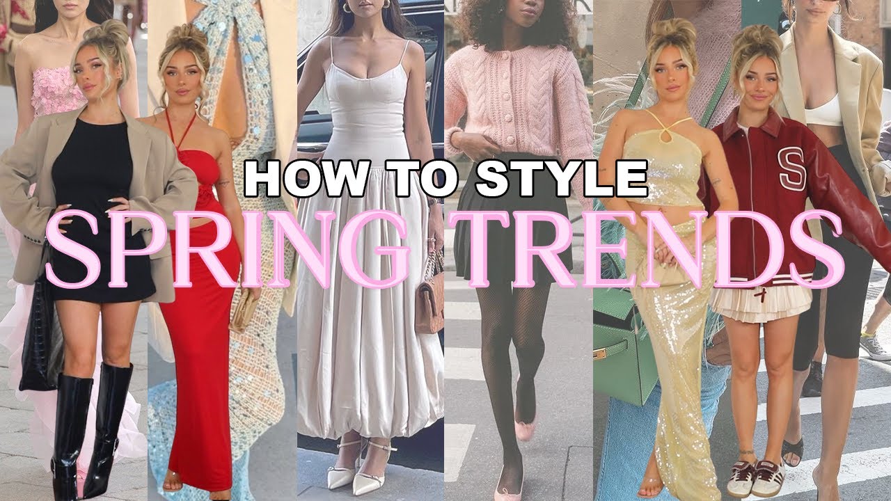 How To Style Top 10 Spring 2024 Fashion Trends (rosettes, mermaid core, preppy, more)