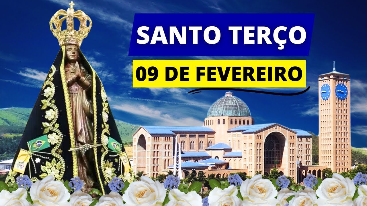 Santo Terço de Hoje - 09/02/2026 | Mistérios Gozosos | Segunda-feira