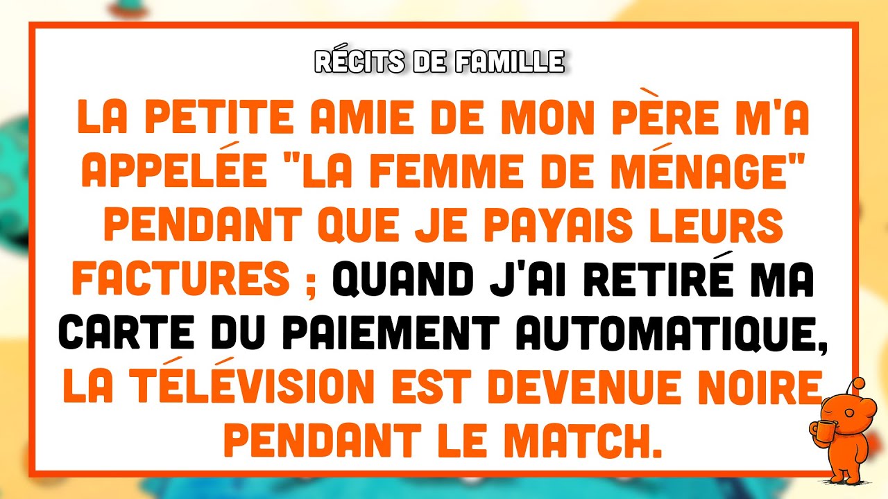 La petite amie de mon père m'a appelée 