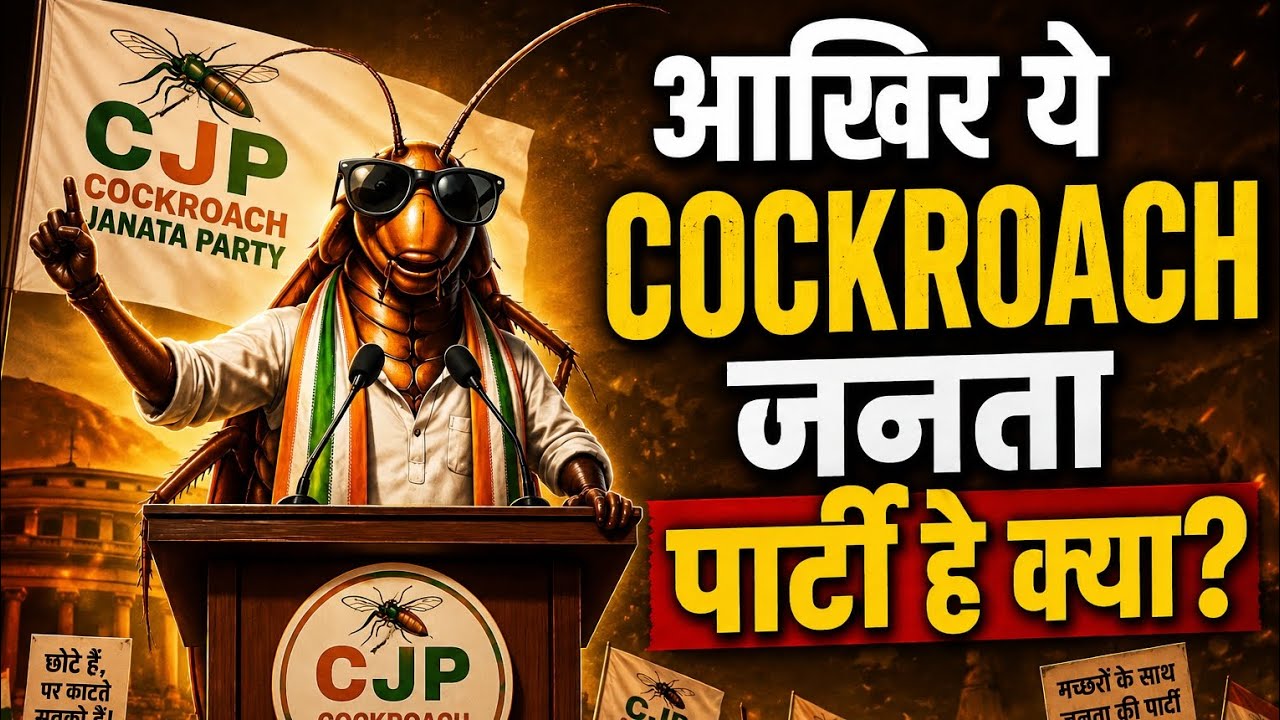 🔥 आखिर क्या है Cockroach Janata Party (CJP)?