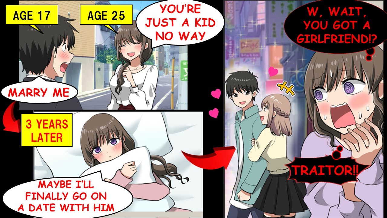 The Older Girl Next Door Who Once Rejected My Proposal Is Now Obsessively Stalking Me.[Manga Dub]