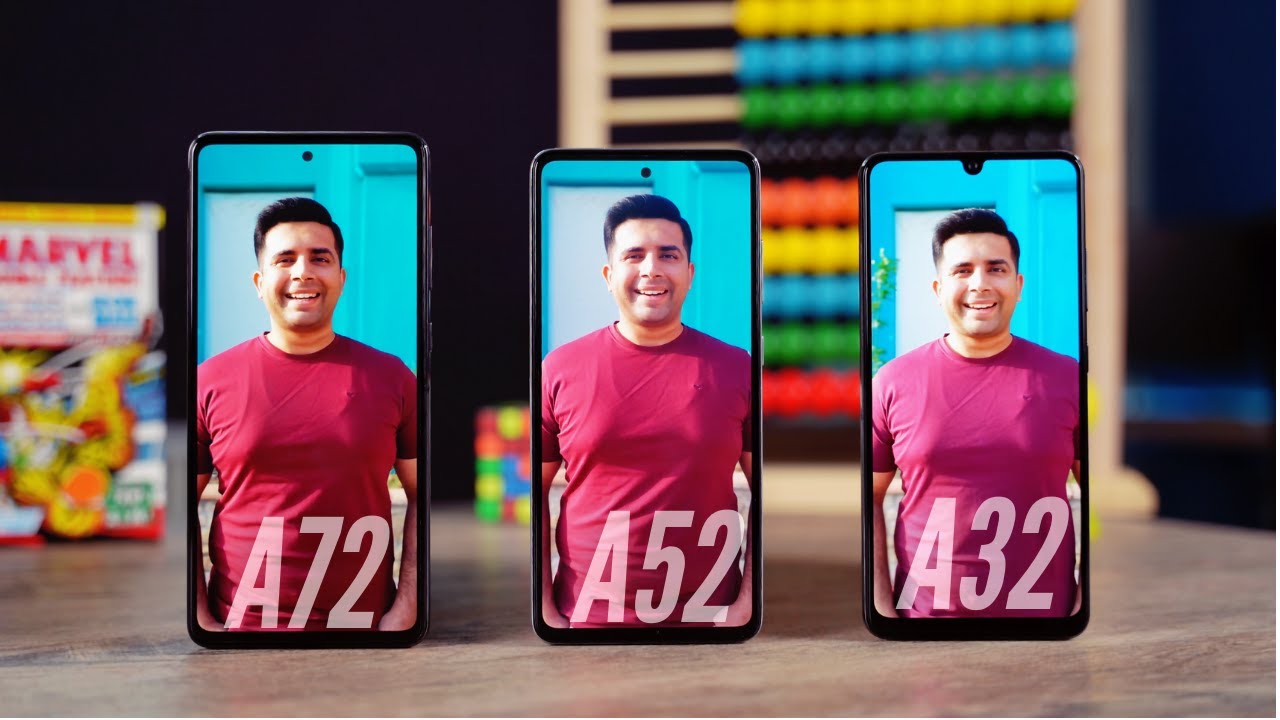 Camera Comparison: Samsung Galaxy A72 vs A52 vs A32