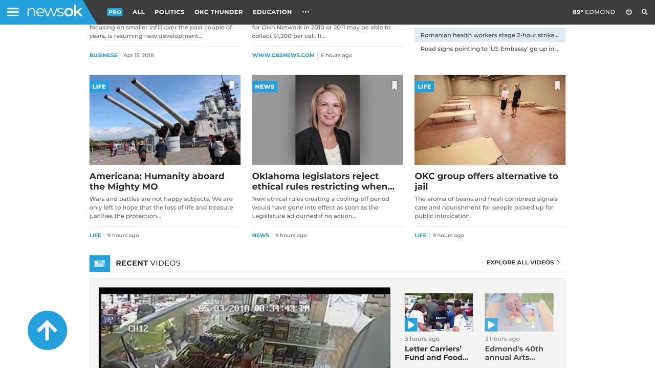 Navigation &ndash; NewsOK Pro Tutorial (1:10)