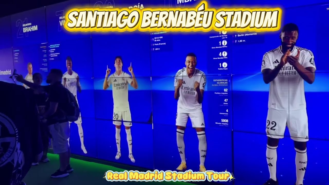 Real Madrid Santiago Bernab&eacute;u Stadium Tour VLog