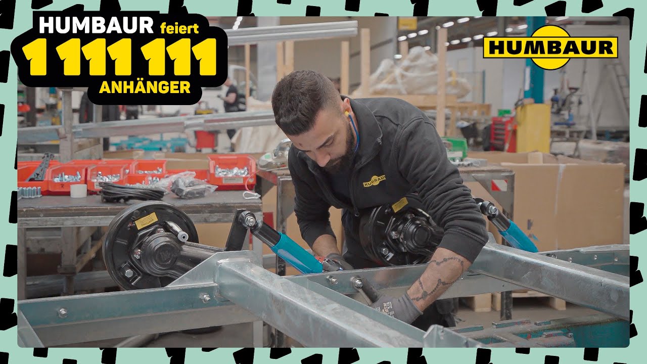 Sei bei der Produktion des 1.111.111. Humbaur Anhängers dabei | Making-of