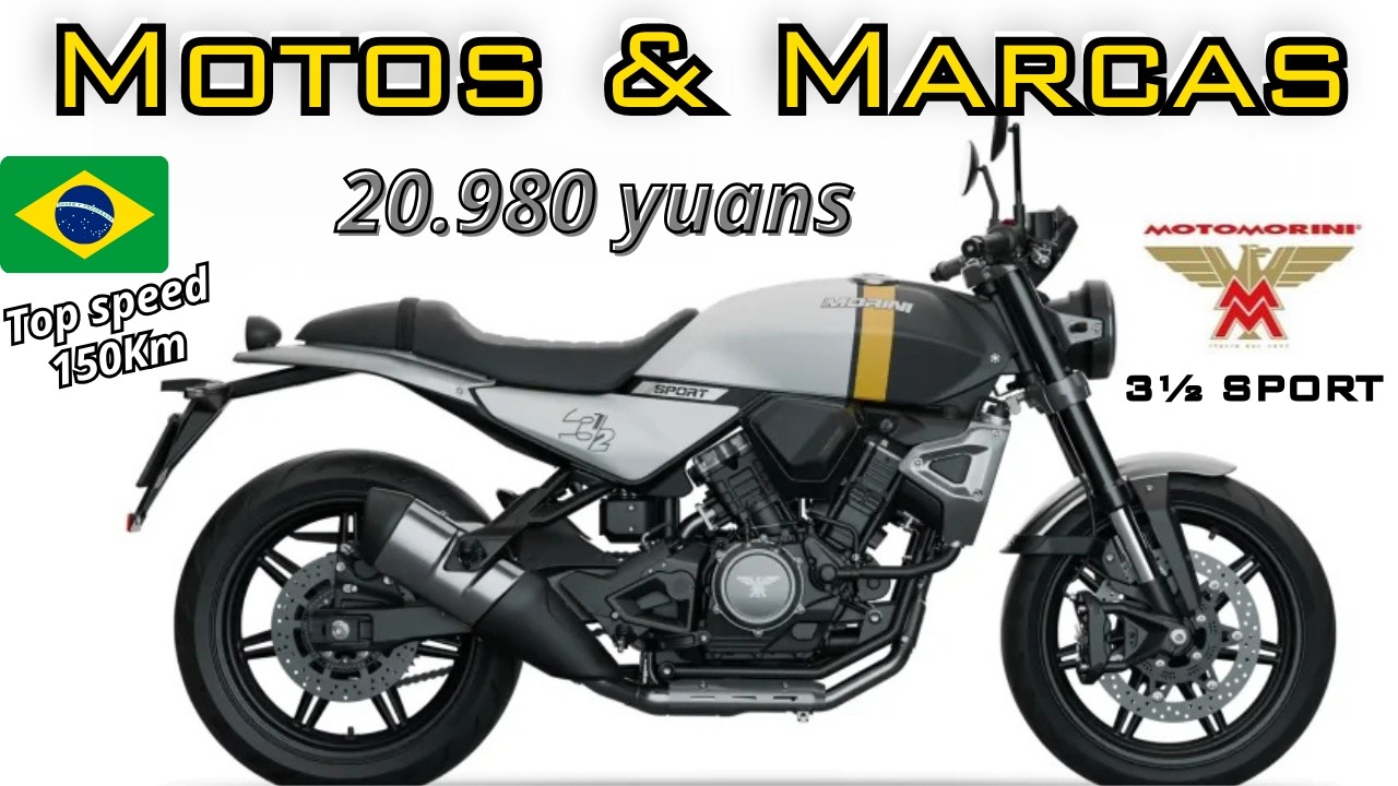Lançamento da MORINI 3 1/2 Sport com top speed 150 Km, preço 20.980 yuans. Vocês comprariam?👍