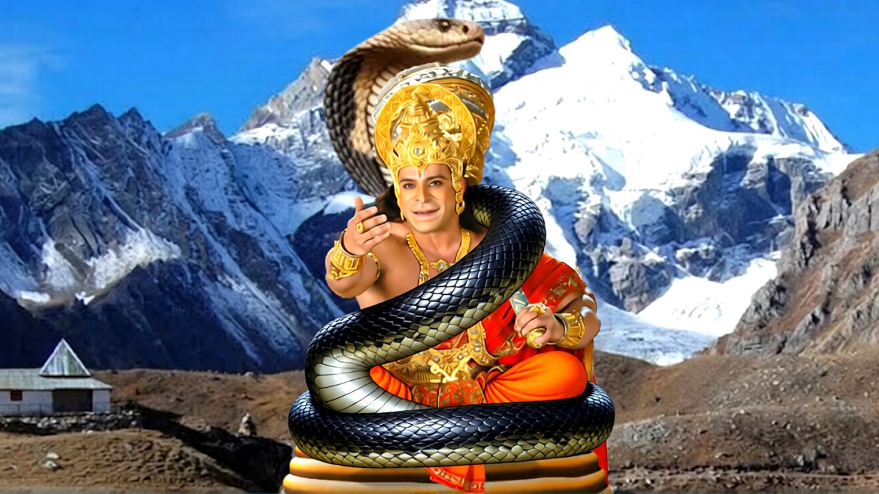 कैलाश पर्वत में शेषनाग ने क्यों हनुमान जी पूरी लपेट रखे है  || संकटमोचन महाबली हनुमान ||