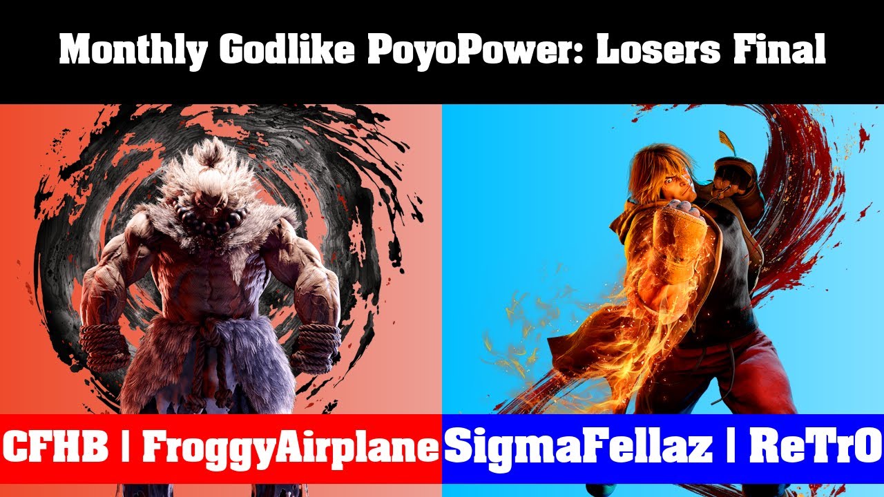 [Monthly Godlike PoyoPower] Losers Final - CFHB | FroggyAirplane (Akuma) vs ReTr0 (Ken)