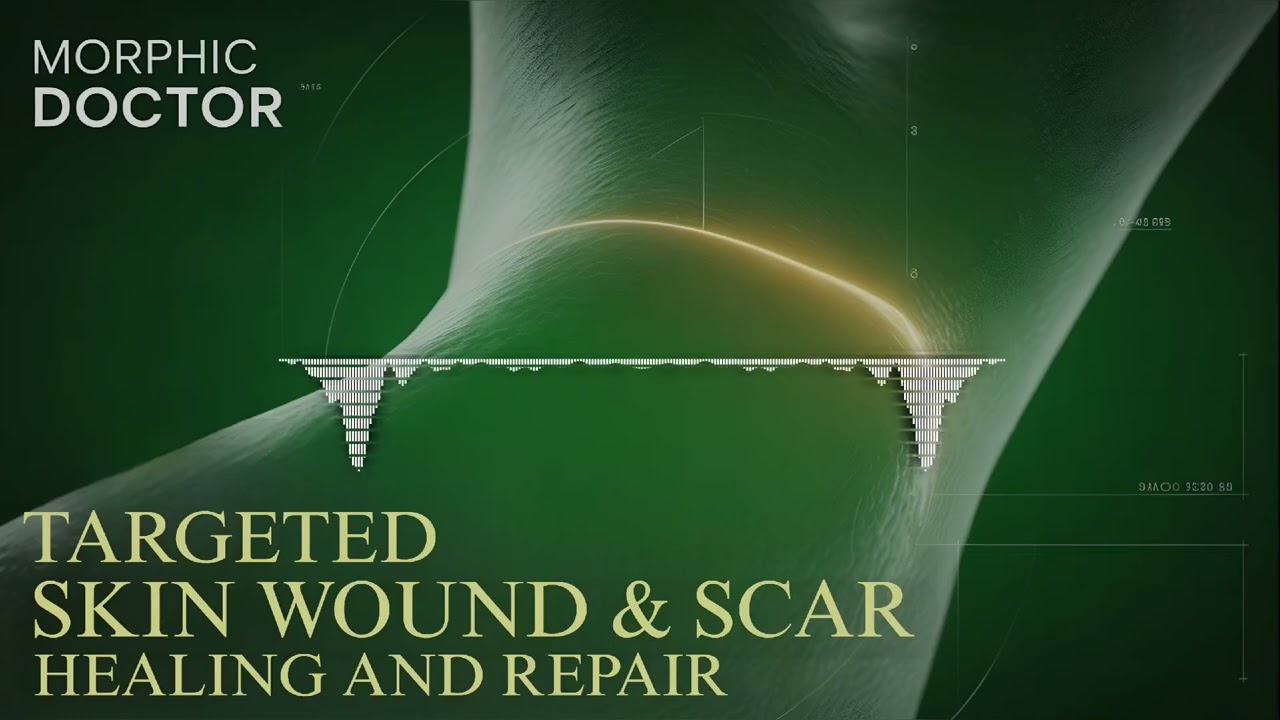 Targeted skin wound&scar repair and healing/morphic field