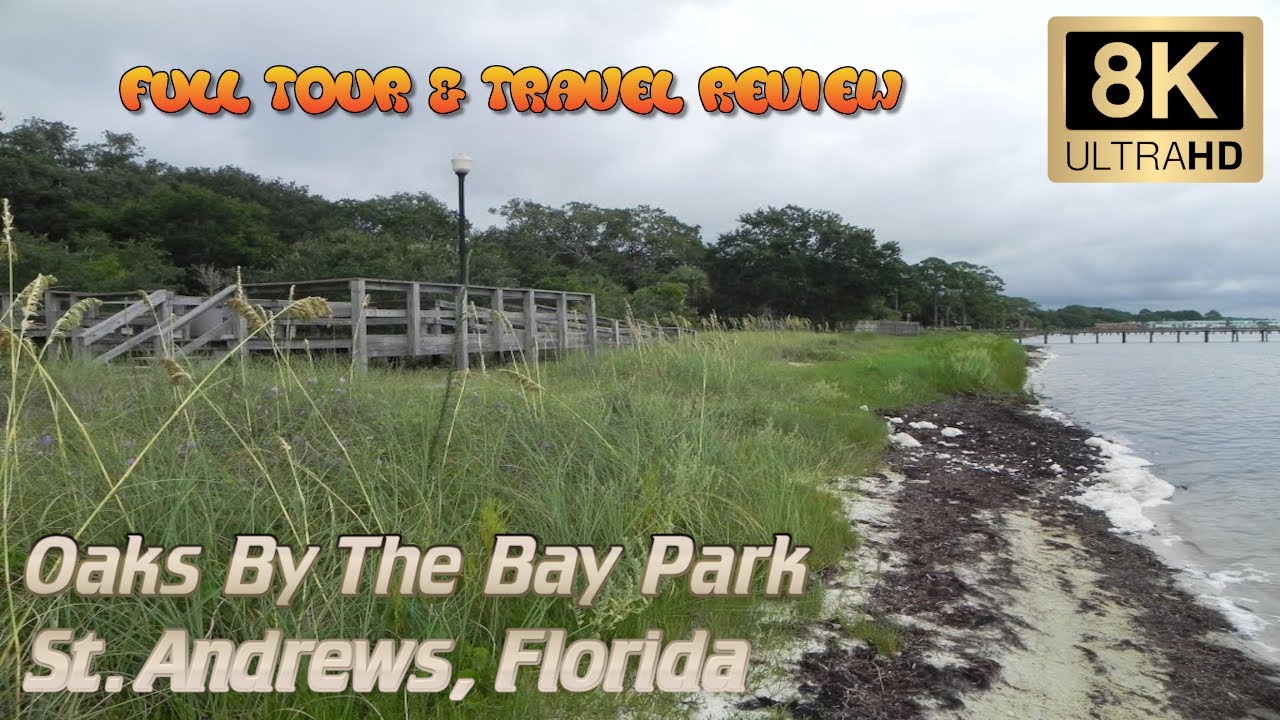 Oaks By The Bay Park (St. Andrews, Florida) - Full Tour & Travel VLOG in 8K - Great Bird Watching