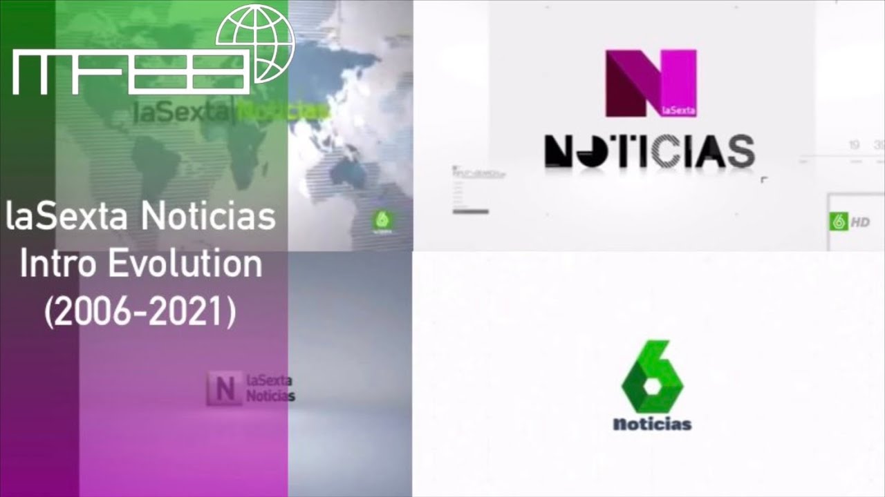 Évolution des génériques de laSexta Noticias (2006-2021) (laSexta news intros evolution)