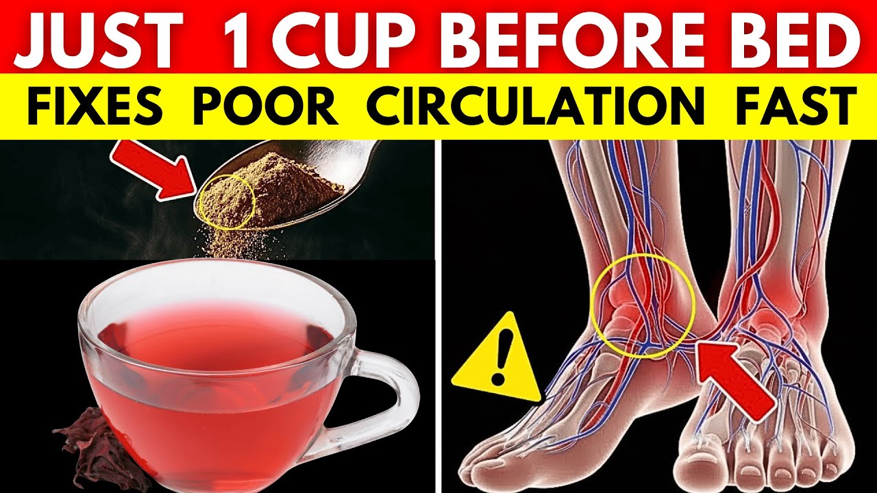 Over 60? Drink THIS to Increase Blood Flow in Legs Fast | Senior Health Tips