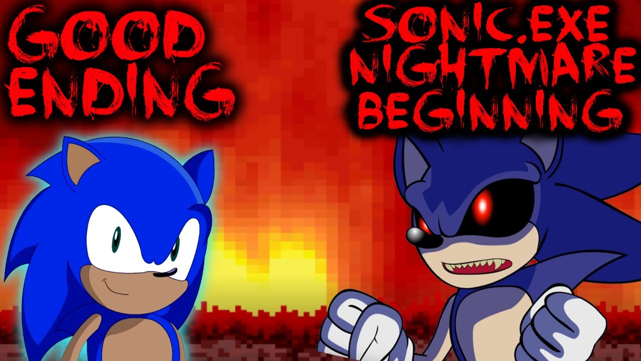 SONIC.EXE NIGHTMARE BEGINNING - GOOD ENDING - EVERYONE SURVIVED [Sonic Horror Game]