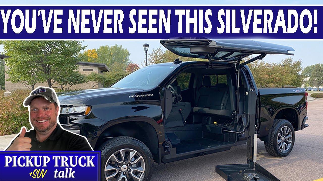 Cool Gull Wing Door! 2020 Chevy Silverado ATC Wheelchair Conversion