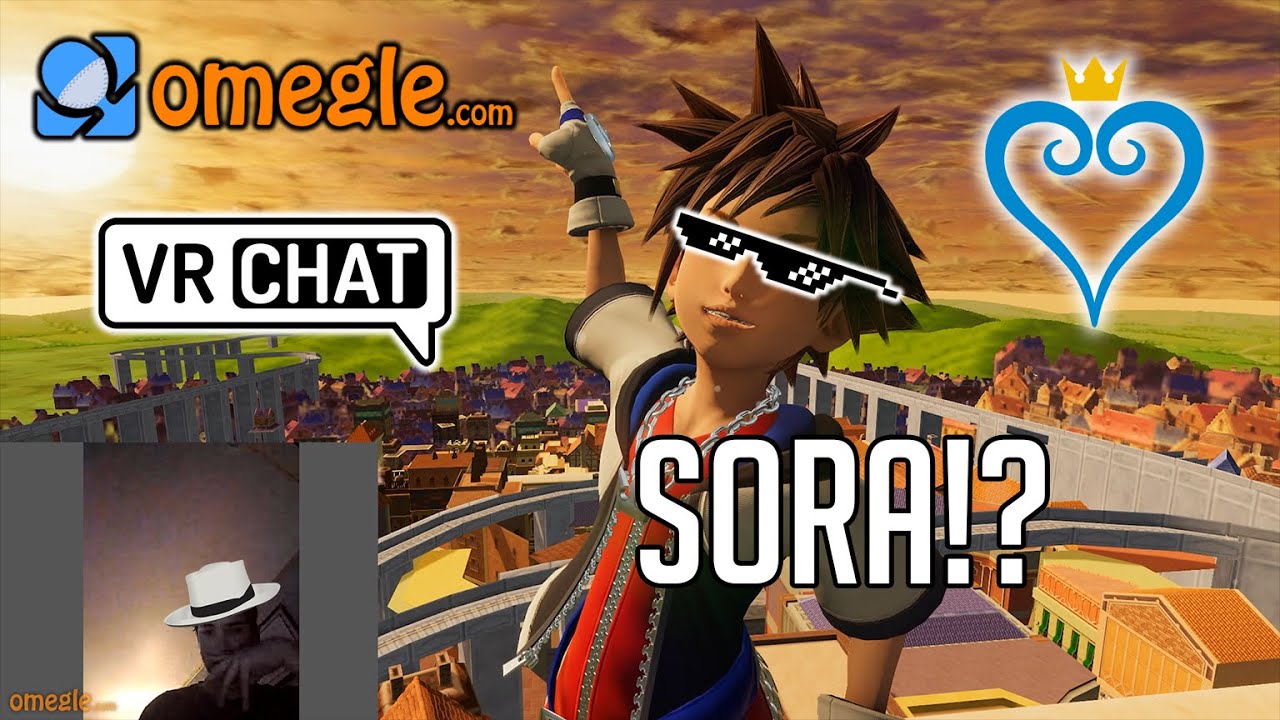 OMEGLE SURPRISED BY VRCHAT SORA!?