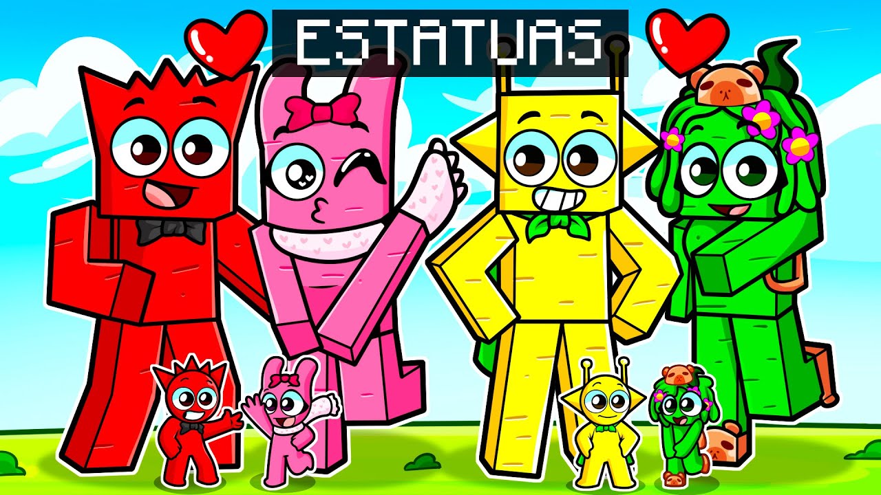 Batalla de ESTATUAS DE PAREJAS en Roblox!